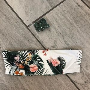 Reversible Strapless Ripcurl Bathing Suit Top